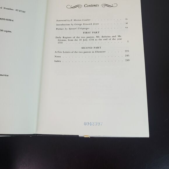 Samuel Urlsperger Detailed Reports Salzburger Emigrants Who Settled America Lot - Picture 8 of 16